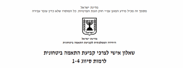 בדיקת התאמה ביטחונית | כל מה שצריך לדעת על סיווג ביטחוני