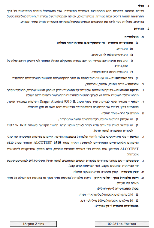 עבירות תעבורה חמורות | עורך דין עבירות תעבורה | עורך דין נהיגה בשכרות | עורך דין הפקרה | עורך דין גרימת מוות ברשלנות