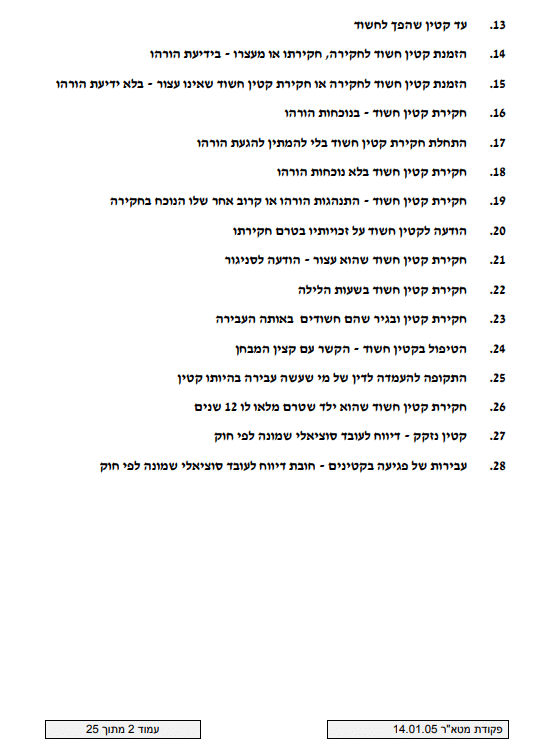 עבירות קטינים | חקירת קטין במשטרה | עורך דין נוער | עורך דין פלילי נוער | עורך דין ילדים