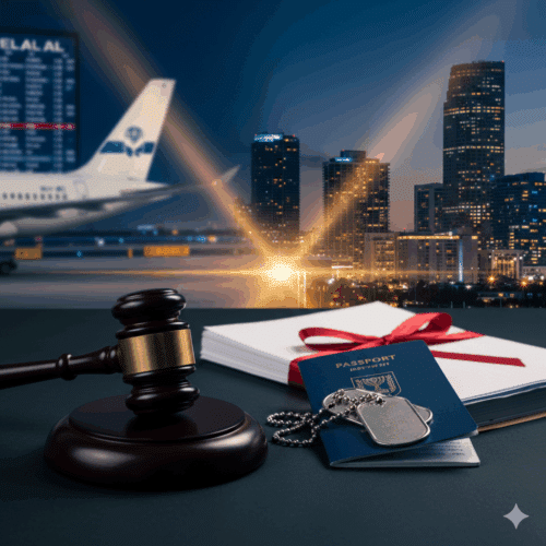 עורך דין צבאי | בן מהגרים | פטור מצה"ל | הסדרת מעמד בחו"ל | עמנואל טראץ | מיטב | חוק שירות ביטחון | דחיית גיוס | עריק חו"ל | ייצוג מלש"בים מול מיטב | הסדרת עריקות מרחוק | חידוש דרכון לישראלי שלא התגייס | צו מעצר בנתב"ג צבא | צו מעצר בנתבג צבא| | שנת שהייה בצה"ל לבני מהגרים | פטור משירות צבאי 2026 | הסדרת מעמד בחול