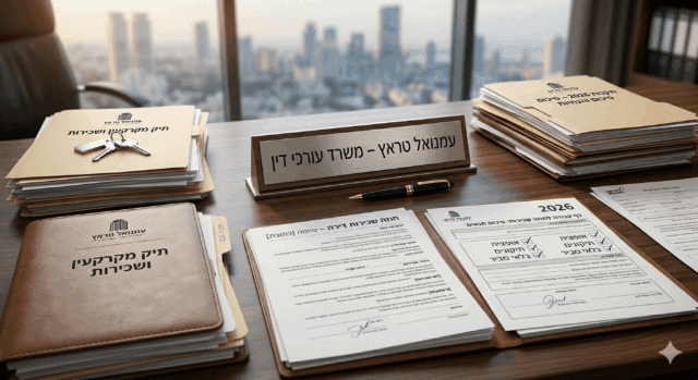 חוזה שכירות דירה | תקנות השכירות החדשות | חוק השכירות והשאילה | עורך דין מקרקעין | עורך דין עמנואל טראץ | תיקון ליקויים בדירה | בלאי סביר מול נזק | אופציה להארכת שכירות | | העלאת שכר דירה | פינוי מושכר