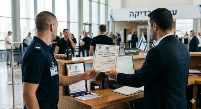 ביטול סירוב כספת לקורס בודק ביטחוני